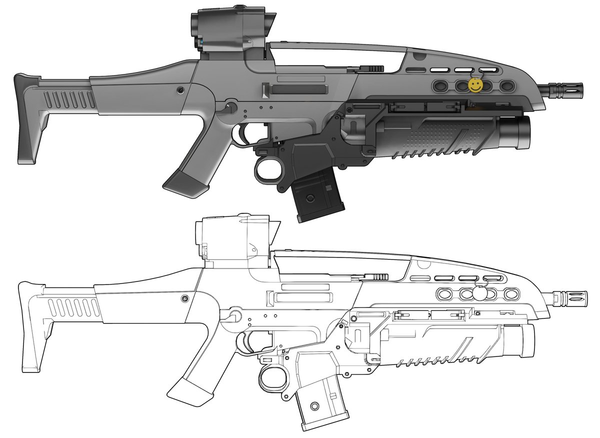 7N39AP's tweet photo. The XM8 artwork was commissioned by @SanguineSkullVT https://t.co/8nEC7vYtd8