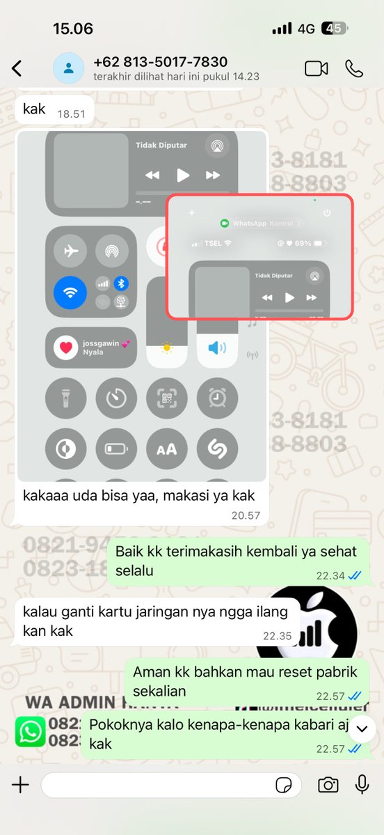 imeicelluler's tweet photo. Menerima Unblock IMEI sampai sinyal muncul baru bayar? Boleh banget imeicelluler solusinya🥰🥰
Sosmed imeicelluler/Testimoni 👇
https://t.co/tvBF71EyNj https://t.co/FIl7ya7Lqp