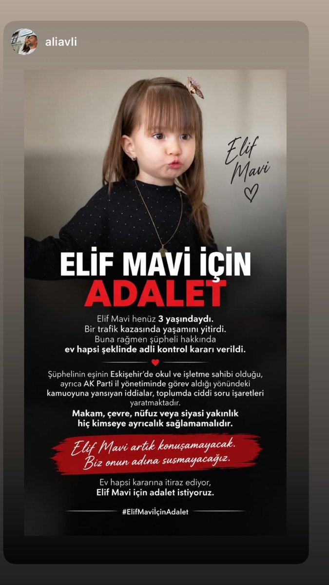 _SancarHan_'s tweet photo. #elifmaviiçinadalet https://t.co/SNAeJ13BqV