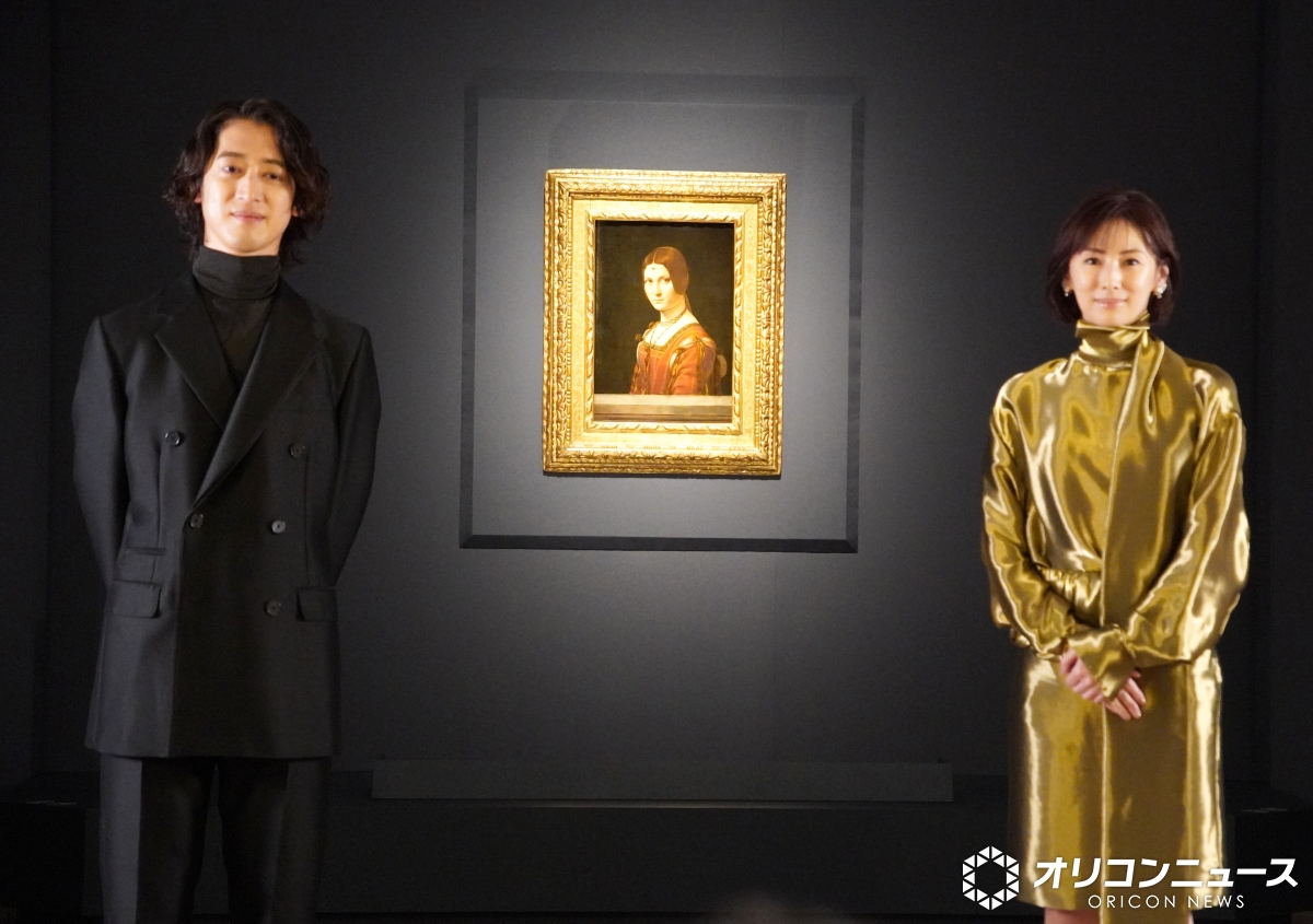 oricon's tweet photo. 北川景子、ダ・ヴィンチの名画と2ショット✨️
⠀⠀
展覧会アンバサダーを務める
美術館好きの北川「ママ友を誘って行こうかな」
https://t.co/X9WkRNPfS8
⠀
「ルーヴル美術館展 ルネサンス」
新国立美術館で9/9開幕
⠀
#ルーヴルルネサンス https://t.co/GyEtZ6KZXM