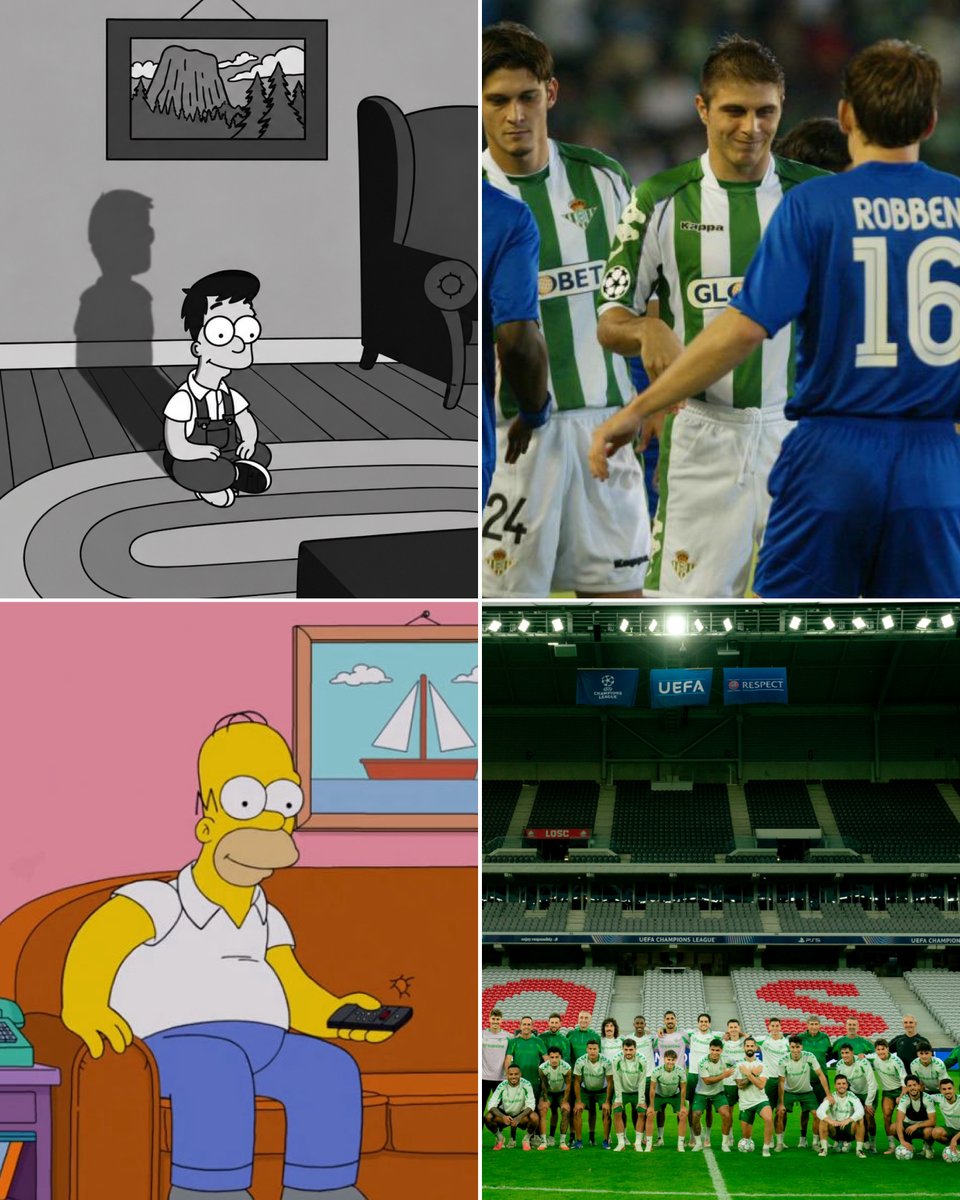 RealBetis's tweet photo. 21 años después. 

Hoy volvemos a la Champions League 😍💫 https://t.co/mjo42HgPSy