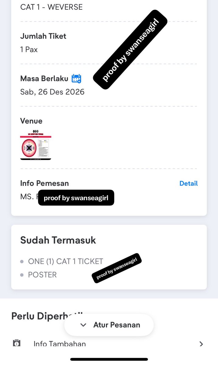 michelzukcdj's tweet photo. BTS Arirang Jakarta Day 1 Cat 1
(WEVERSE)
milik pribadi
cod semarang only (fullpay)
bebas tukeran sosmed &amp; nomor
ada surat perjanjian
Dm for price
bts world tour arirang concert #zonauang https://t.co/CsBBFSALKD