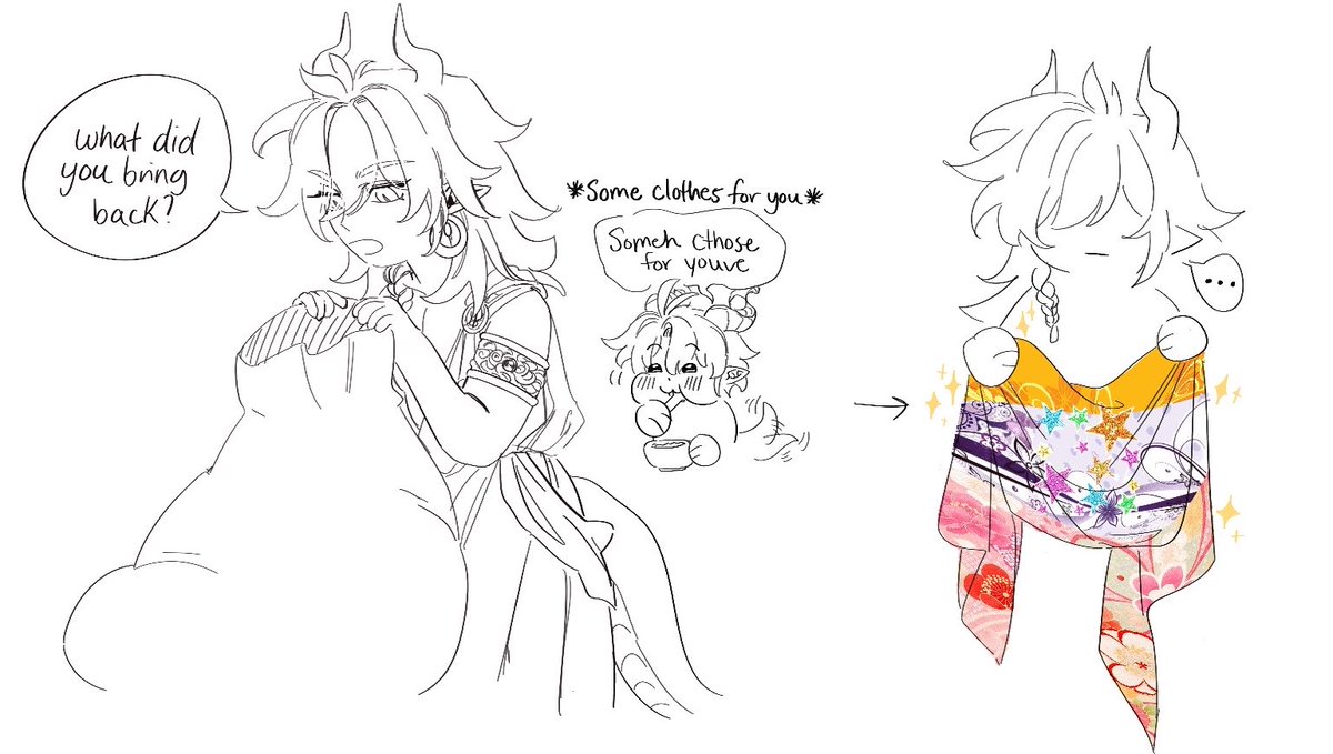 ritiris's tweet photo. wow my beautiful dragon wife deserves beautiful gifts!!! -phainon probably

#phaideiweek #phaidei‌ https://t.co/GnNV1Z3wpf