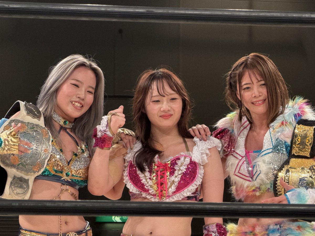 smackdown517's tweet photo. 2026年9月6日
清水マリンビル
DREAM✴︎STAR GP2026
#pw_mg #マリーゴールド
#岩谷麻優
#ビクトリア弓月
#南小桃 https://t.co/ZIkqgu77Tx