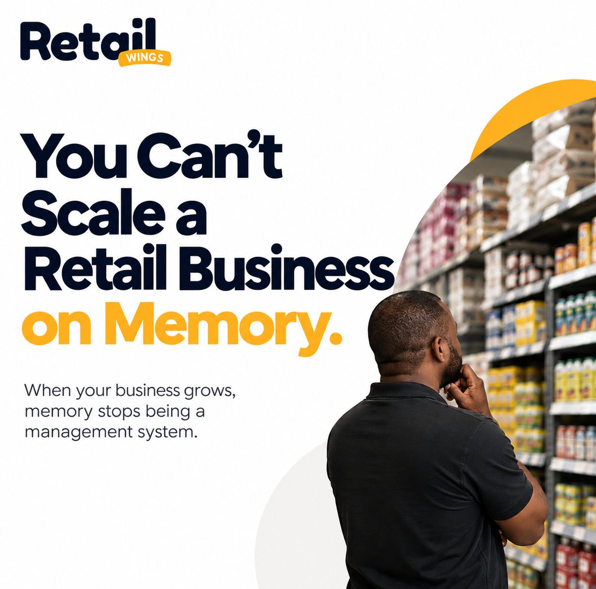 RetailWings_'s tweet photo. You can’t scale a retail business on memory

When your stock runs into hundreds or thousands of products, “I know my business” is no longer enough.

You need to know what’s moving, what’s stuck, what needs attention and why.

Experience builds businesses. Systems help them scale https://t.co/ptrXKYgqUW