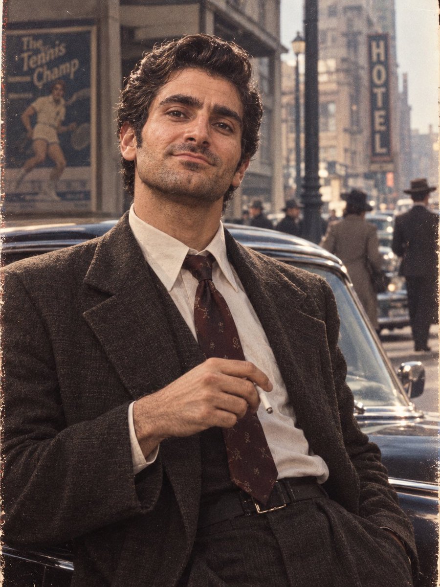 HemnRahimi88's tweet photo. اینجا هم رفتم به دهه ١٩٢٠ و ١٩٥٠. ولی خودم همون ١٩٨٠ رو دوست داڕم. شبیه راک استارهای اون دورە شدم :)) https://t.co/Q1kR13gkMA