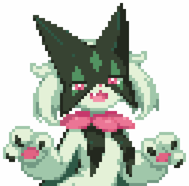 mao_akiutagames's tweet photo. 息抜きにマスカーニャ #meowscarada #pokemonart #ポケモン #ドット絵 #pixelart https://t.co/NnX2KKZO7b