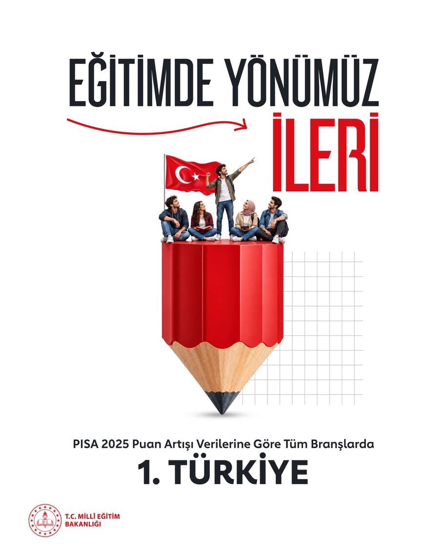 farukyelkenci's tweet photo. PISA 2025 puan artışı verilerine göre OECD ülkeleri arasında tüm branşlarda da puanını en fazla arttıran ülke olduk.

Eğitimde doğru işleri doğru bir şekilde yapmaya devam!

 #PISA2025ZirveninAdıTürkiye https://t.co/5GgClXkdHe