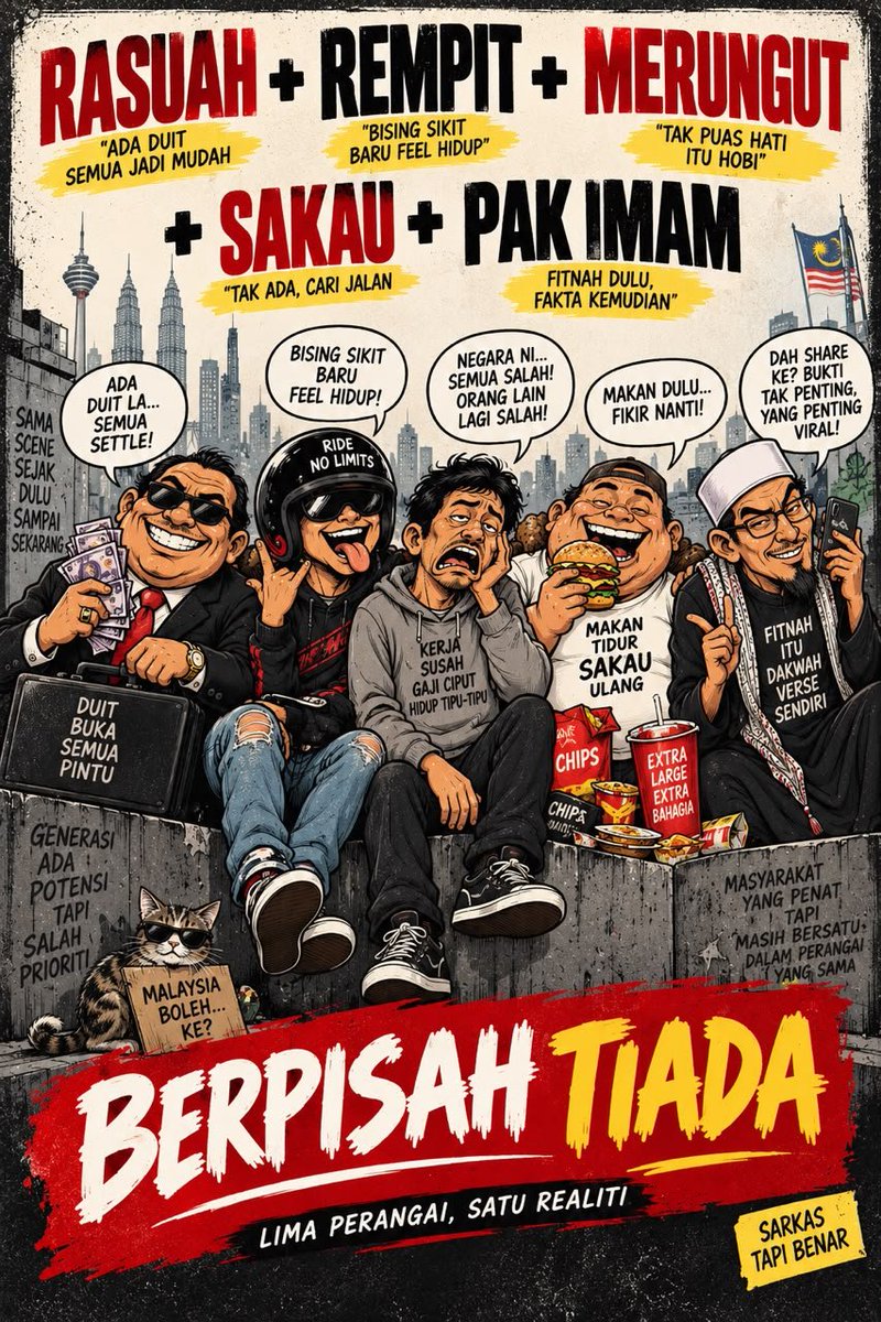 mentadulaju's tweet photo. @SinarOnline Hidupp melayuuuu!! Aku bangga dengan bangsa aku sendiri. Haktuih!!!
Poster ni sama tp tak serupa https://t.co/PDl3iQDzzA