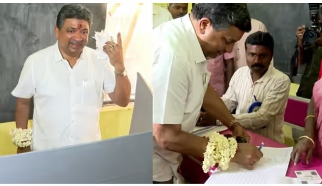 IamNallu's tweet photo. @ptrmadurai Where's the iconic "Madurai Malli" in your hands, Mr. PTR? https://t.co/SrpnCLKn6u