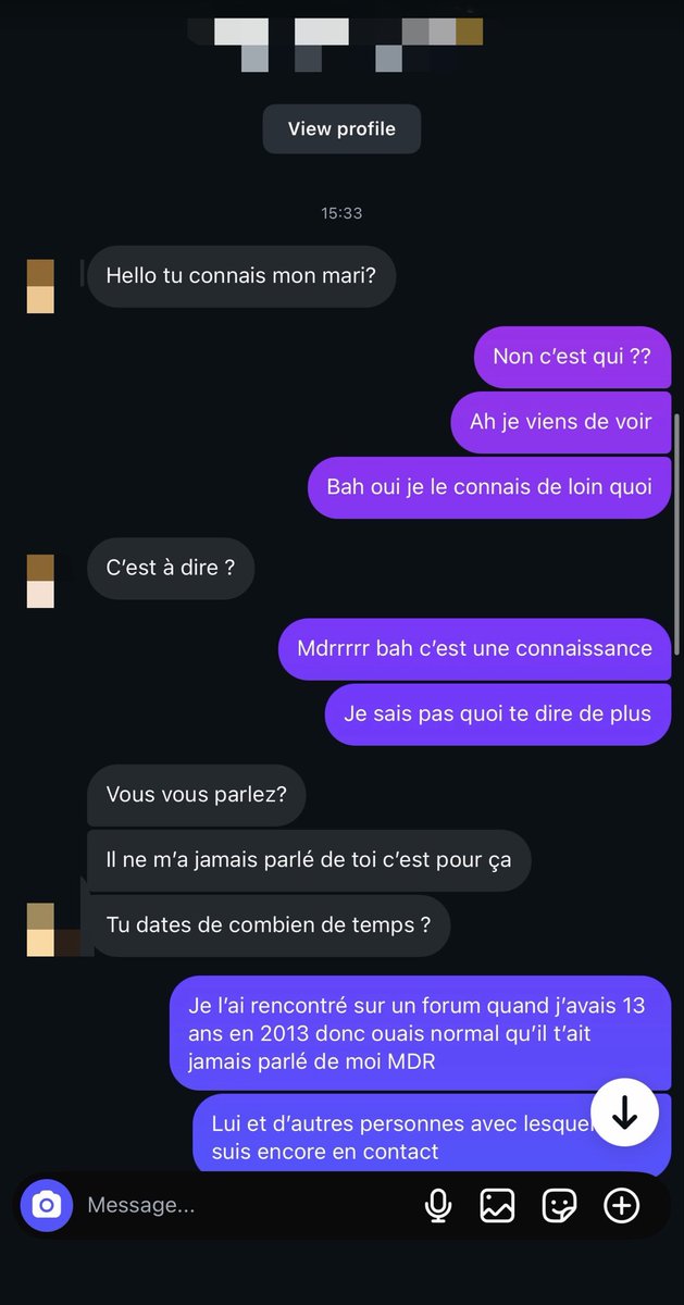 kaiji_irl's tweet photo. J’ai voulu être girls girls et te répondre vite mais après toutes tes question tu te permets de m’appeler « petite » + tu me bloques après m’avoir stalkée ? Peut être je pleure de rire https://t.co/0NjTV2LTl3