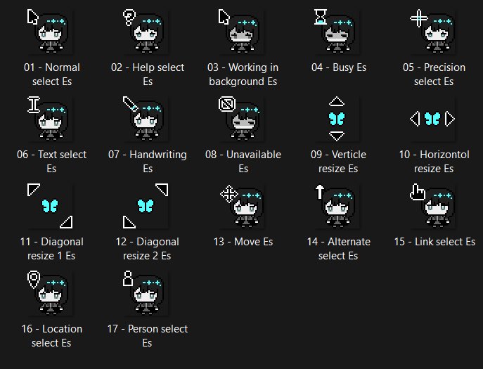 blookyblake's tweet photo. The Es cursor set is complete :]
#ALTEREGO #EGOART https://t.co/n4d4SD1buc