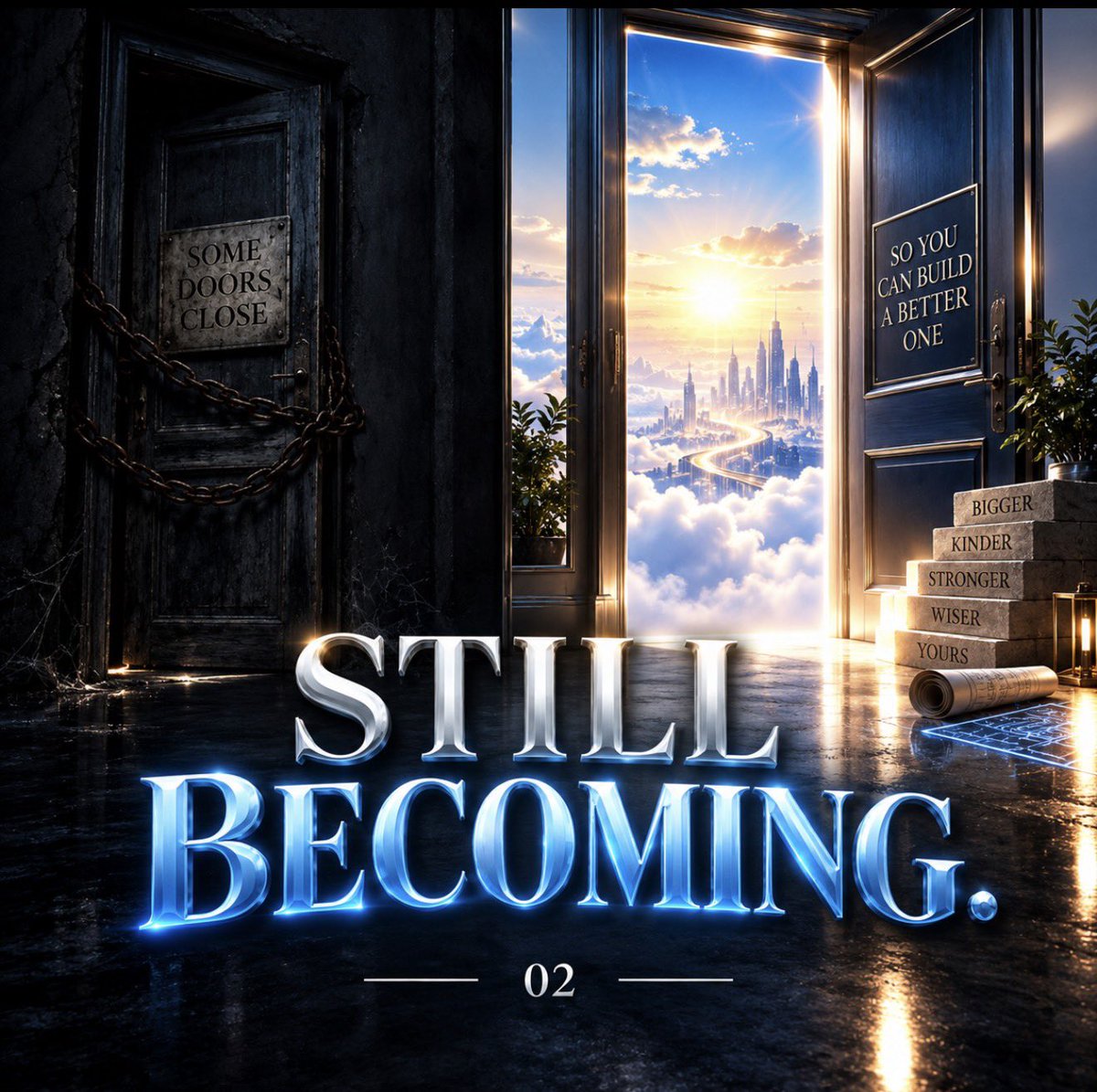 Stillbecoming22's tweet photo. Sometimes the door you begged to stay open…
is the one you’ll someday be grateful closed.

Not every ending is a loss.

Some endings force you to discover a version of yourself you would have never met otherwise.

And sometimes…

when no door opens for you—

you build your own.

Still Becoming.
02