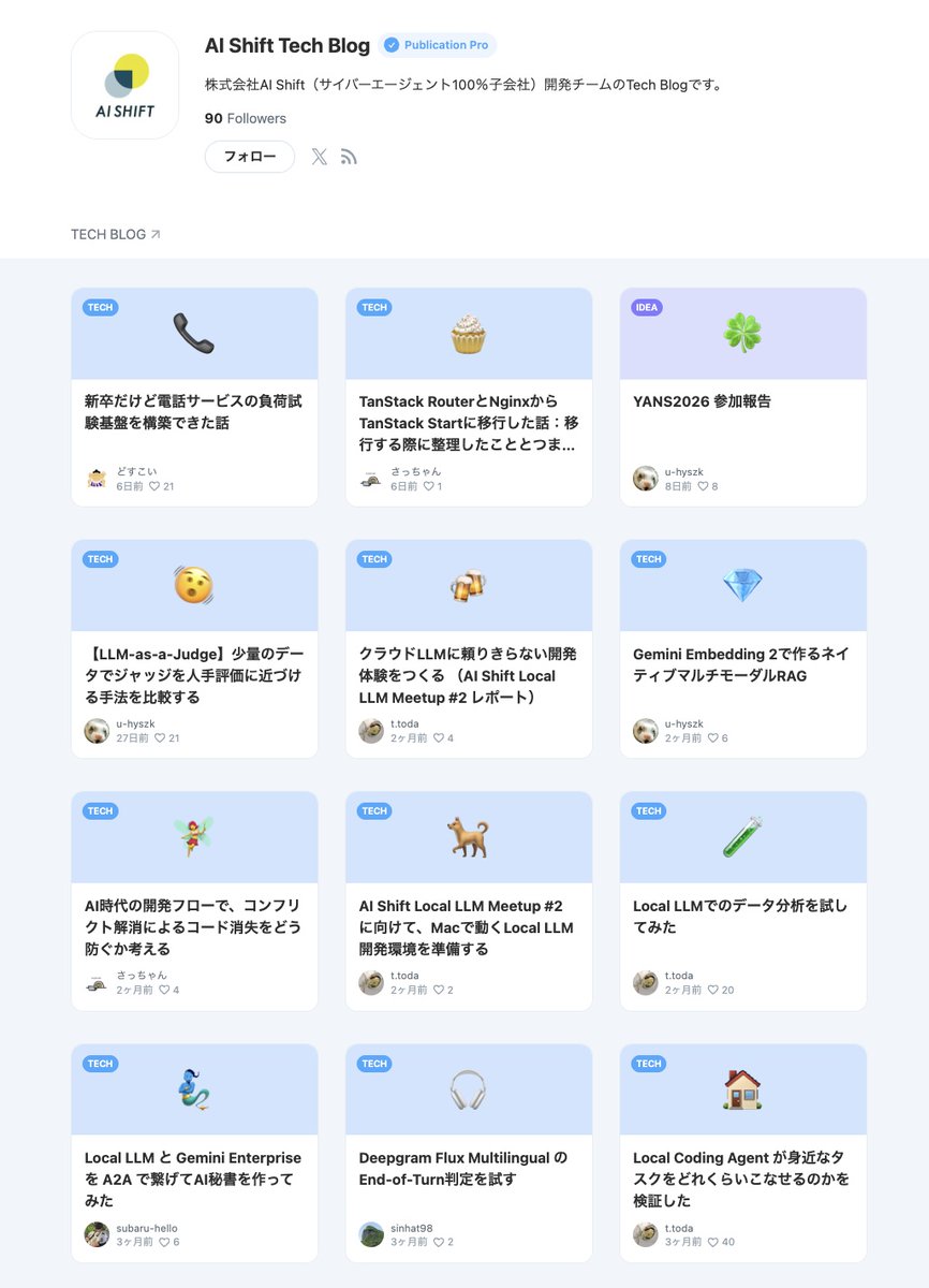 ca_tec_des's tweet photo. ＼第3弾：💻Webフロントエンドエンジニア志望必見／ サイバーエージェントグループのZenn技術発信を紹介🌱
📌applibot https://t.co/Zzjd4Okq3a
📌AI Shift https://t.co/WTYmwQHrUN
📌MG-DX https://t.co/8L5pELtd9W
TanStack Start移行やClaude Code活用したVRT高速化等最新フロント開発事例を発信📣 https://t.co/MqR7PAYFKo