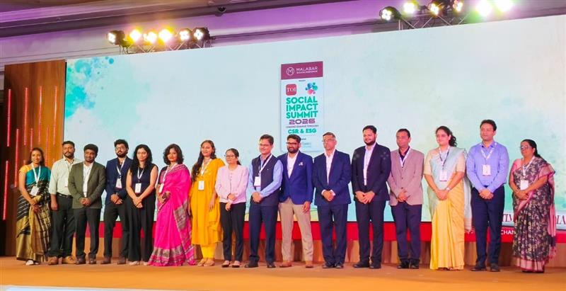 Shell_India's tweet photo. Shell’s Solid Waste Management Project was recognised at the @TOIIndiaNews Social Impact Summit 2026 under the 'Climate, Water & Environmental Sustainability' category. 
Reaching 14,000 households across 26 villages, the initiative has achieved 90% regular waste collection, 85% source segregation and produced 10 tones of compost.

Congratulations to our implementation partner @saahas_ngo for helping make this initiative a success.

#ShellIndia