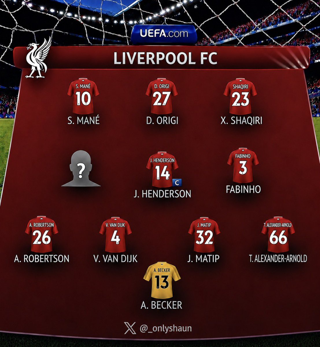 _onlyshaun's tweet photo. Liverpool 4-0 Barcelona. 

Guess the Player 🤔

Level: Extremely Impossible https://t.co/3xeV55NO3A