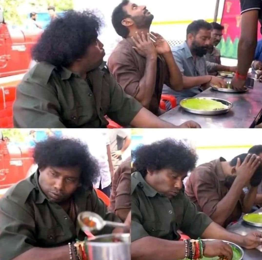 UthamanSK's tweet photo. pavam da @RKFI editor, ethana video edit dhanda poduvinga 🙏

appo first single ippo varadhu nu sollama sollitan... https://t.co/UUGo8HDYIx