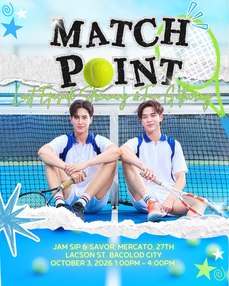 BLProjectNegros's tweet photo. 🎾💙 𝗚𝗔𝗠𝗘 𝗜𝗦 𝗢𝗡 !💙🎾

𝐌𝐚𝐭𝐜𝐡 𝐏𝐨𝐢𝐧𝐭 𝐋𝐚𝐬𝐭 𝐄𝐩𝐢𝐬𝐨𝐝𝐞 𝐒𝐭𝐫𝐞𝐚𝐦𝐢𝐧𝐠 &amp; 𝐅𝐚𝐧 𝐆𝐚𝐭𝐡𝐞𝐫𝐢𝐧𝐠

🎟️𝗥𝗘𝗚𝗜𝗦𝗧𝗥𝗔𝗧𝗜𝗢𝗡 𝗙𝗘𝗘: ₱𝟭𝟱𝟬 𝗢𝗡𝗟𝗬! 💙
✨ Secure your slot now

📝 𝗥𝗲𝗴𝗶𝘀𝘁𝗲𝗿 𝗵𝗲𝗿𝗲:
https://t.co/YbFyaeWg1U https://t.co/AusjjiXHse