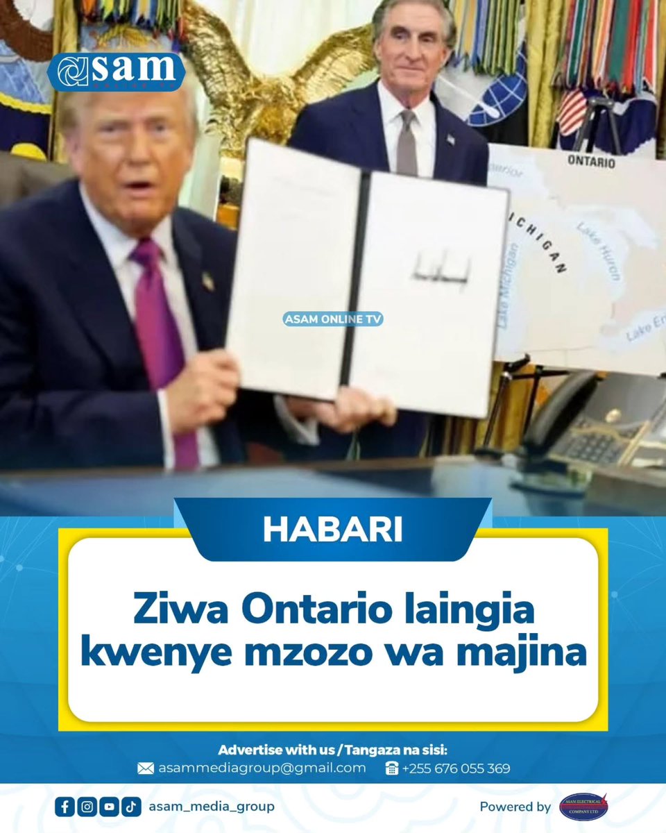 dievany1's tweet photo. U. S. President Donald Trump signed an executive order to rename Lake Ontario “Lake America” amid trade tensions with Canada. The Interior Department has 30 days to update official geographic databases. https://t.co/QYw9huyJ1I