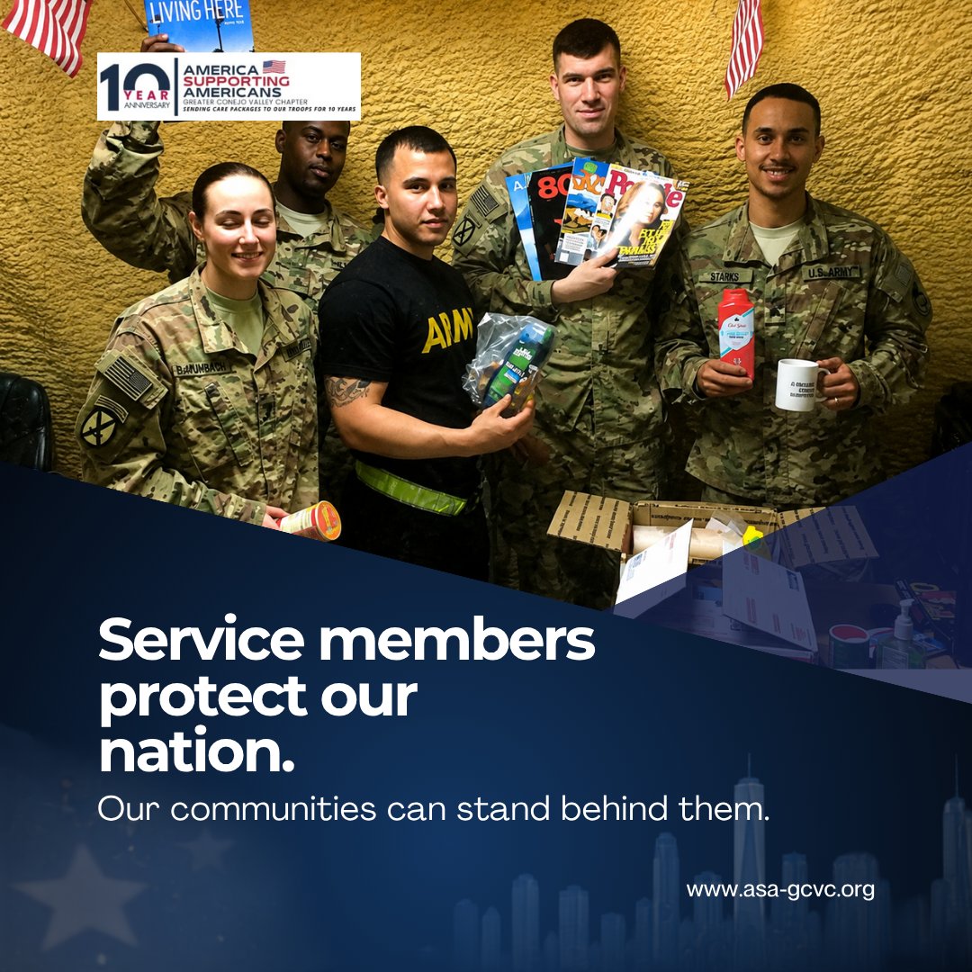 GcvcAsa2153's tweet photo. Strong military. Strong community.
We stand with those who serve.

#SupportOurTroops #MilitarySupport #CommunityStrong https://t.co/84DevtswD4