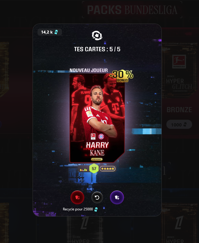 sorareODL's tweet photo. La meilleure carte du jeu dès le deuxième pack ???? @Sorare #sorare https://t.co/z002aeZW4t