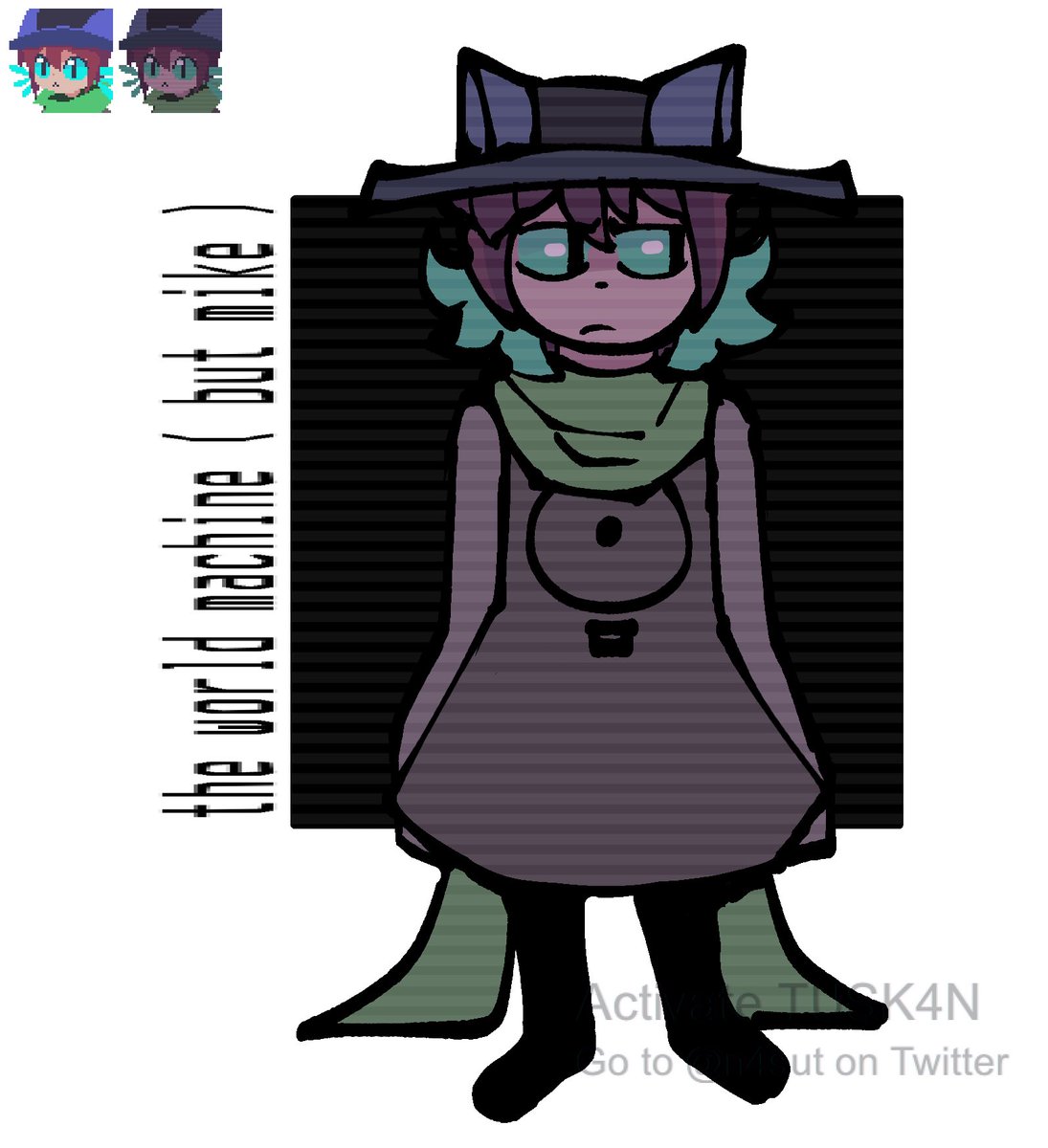 n4ksut's tweet photo. how twm woudl prob look like in threeshot #threeshot #oneshotgame https://t.co/jxeKFWfVSD