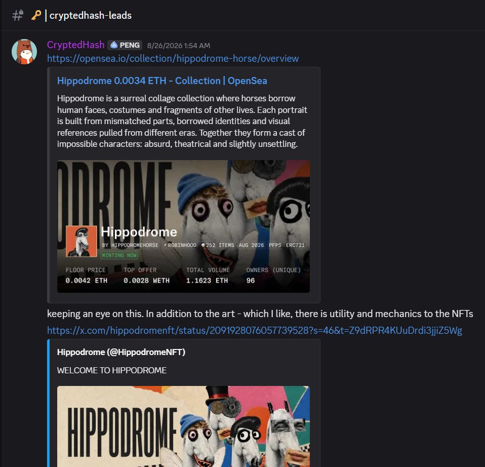gxdblast's tweet photo. While I’ve been away and focused on building something behind the scenes, our alpha callers in @PulseAnchor haven’t slowed down.

They’ve been quietly cooking, and the track record speaks for itself.

@hashcrypted Calls:
- RoboBrokers pre-mint → 0.05 ETH peak
- Doll Club pre-mint → 0.016 ETH peak
- Weasels in Stock at 0.0006 ETH → 0.005 ETH peak
- Hippodrome at 0.0034 ETH → 0.045 ETH peak