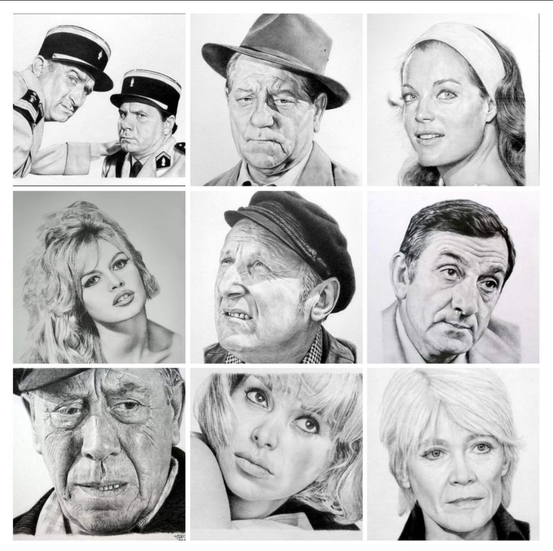 HerveLeFur's tweet photo. Quelques uns de mes dessins réalisés aux crayons graphite sur feuilles Bristol https://t.co/GRgwjYqe0g