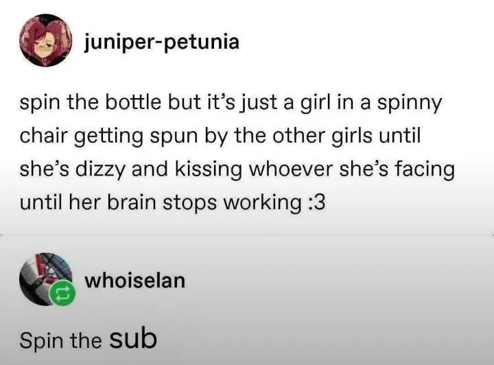 PrincessKitti's tweet photo. Spin the trans sub https://t.co/wFywckC7m4