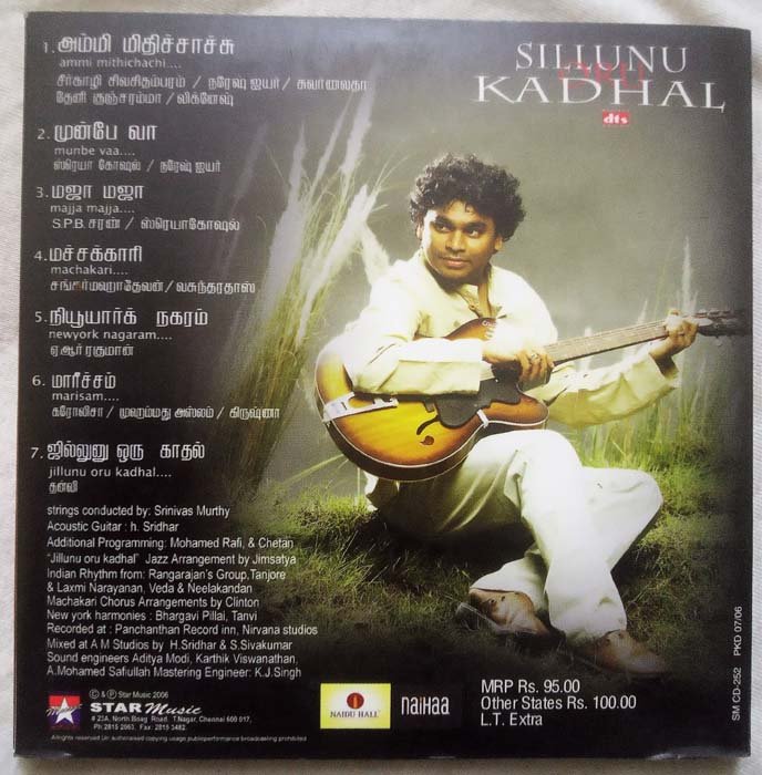 MovzMusicals999's tweet photo. #20YearsOfSillunuOruKaadhal
This film released just 3 days before the wedding of #Suriya and #Jyothika.
#Sillunuorukaadhal Audiocd
@arrahman musical
@Suriya_offl @Jyothika_offl @bhumikachawlat #Nkrishna @StudioGreen2 https://t.co/fSkDeiRwcW