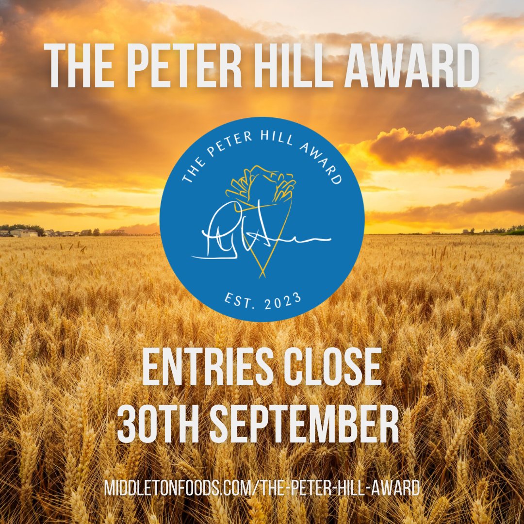 MiddletonFrying's tweet photo. Entries for The Peter Hill Award 2026 close on 30th September!

If you’re new to the fish &amp; chip industry, this is your chance to be recognised and win a prize package worth over £10,000.

Apply now: https://t.co/dl5swR2zdV

#ThePeterHillAward #MiddletonFoods https://t.co/0ZmlLEG70K