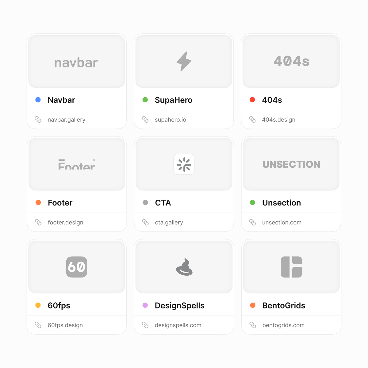 tranmautritam's tweet photo. Website inspiration, broken down by section. Save this 👇

- https://t.co/mKbtZhzBUY
- https://t.co/khNSNs6jN6
- https://t.co/Yf86m9gQ9p
- https://t.co/WXOPeoTYBz
- https://t.co/97dcGLYSP8
- https://t.co/FEtH4rrhwB
- https://t.co/4oWPi7xQMl
- https://t.co/bzGFpU7JLr
- https://t.co/Ki5NJwas2M

What am I missing?