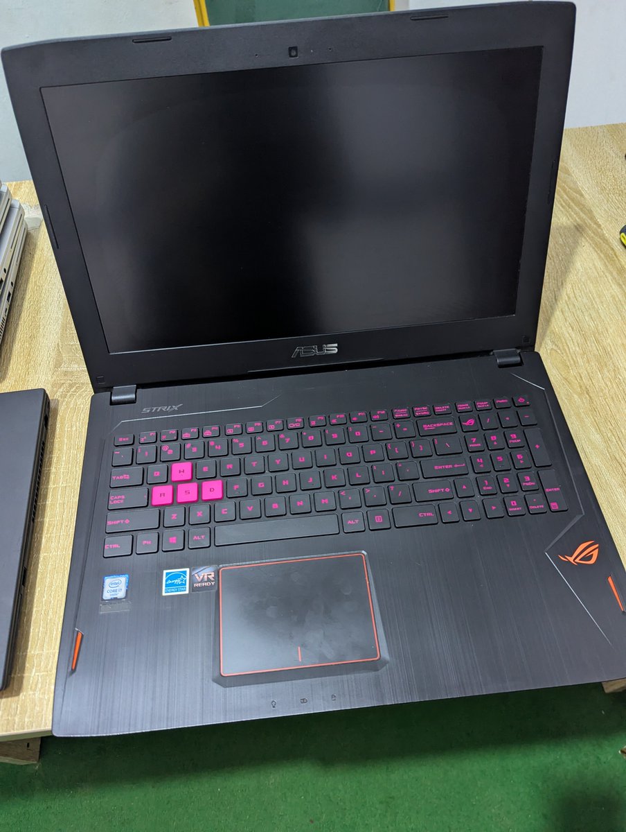 A_plusKSystem's tweet photo. 1unit Available 
Direct UK Used very neat
Asus Strix Gaming PC
Intel core i7
8gb Graphics GTX 1070
16gb ram 512gb ssd
RGB Keyboard Light
Win 11 Pro Digital License
Original Laptop Charger
Location - Ibadan https://t.co/C0Zx2URfWU