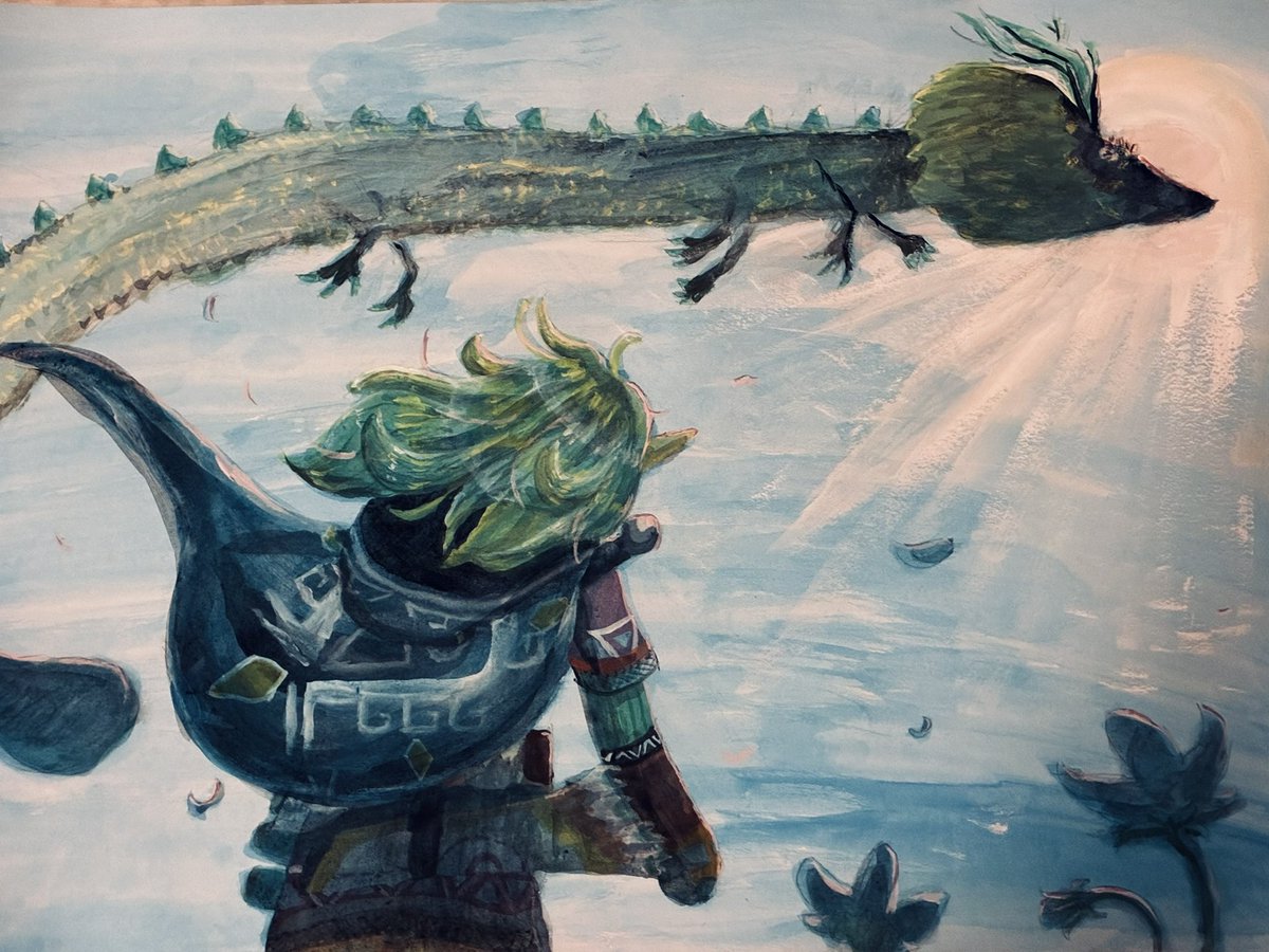 salmon_327's tweet photo. ゼルダダイレクトなので便乗
#ゼルダの伝説　#TearsoftheKingdom
#イラスト https://t.co/mkD4WUu9Aj