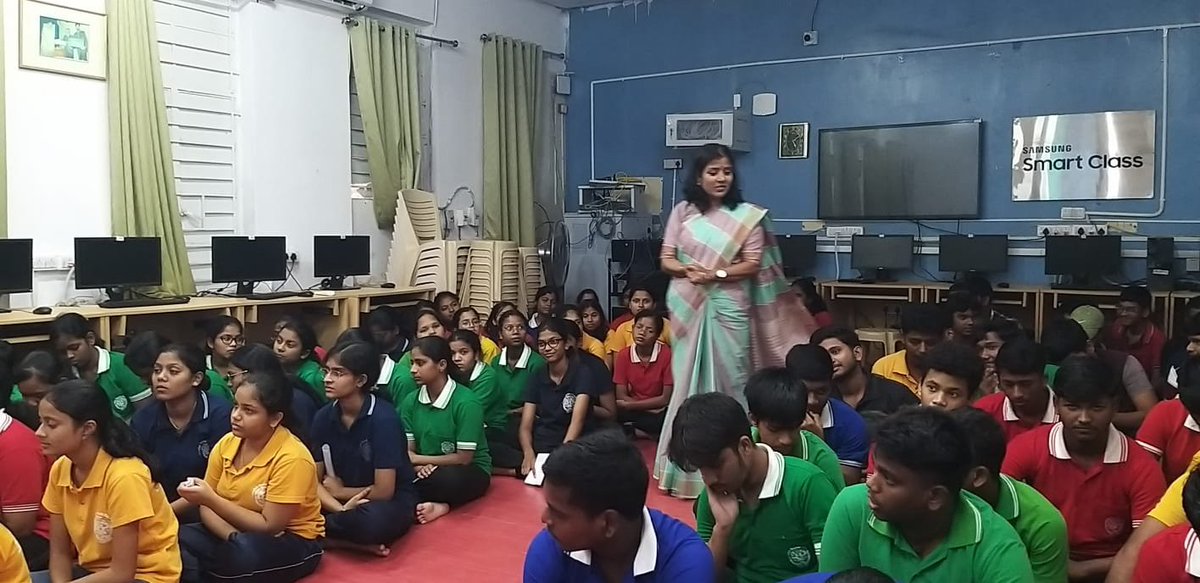JNV_Cuttack's tweet photo. An insightful Career Counselling Session was conducted at our school by Dr. J. Samal, Senior Assistant Prof, School of Liberal Studies, KIIT-DU on 3rd September 2026. https://t.co/PY38keHyE8