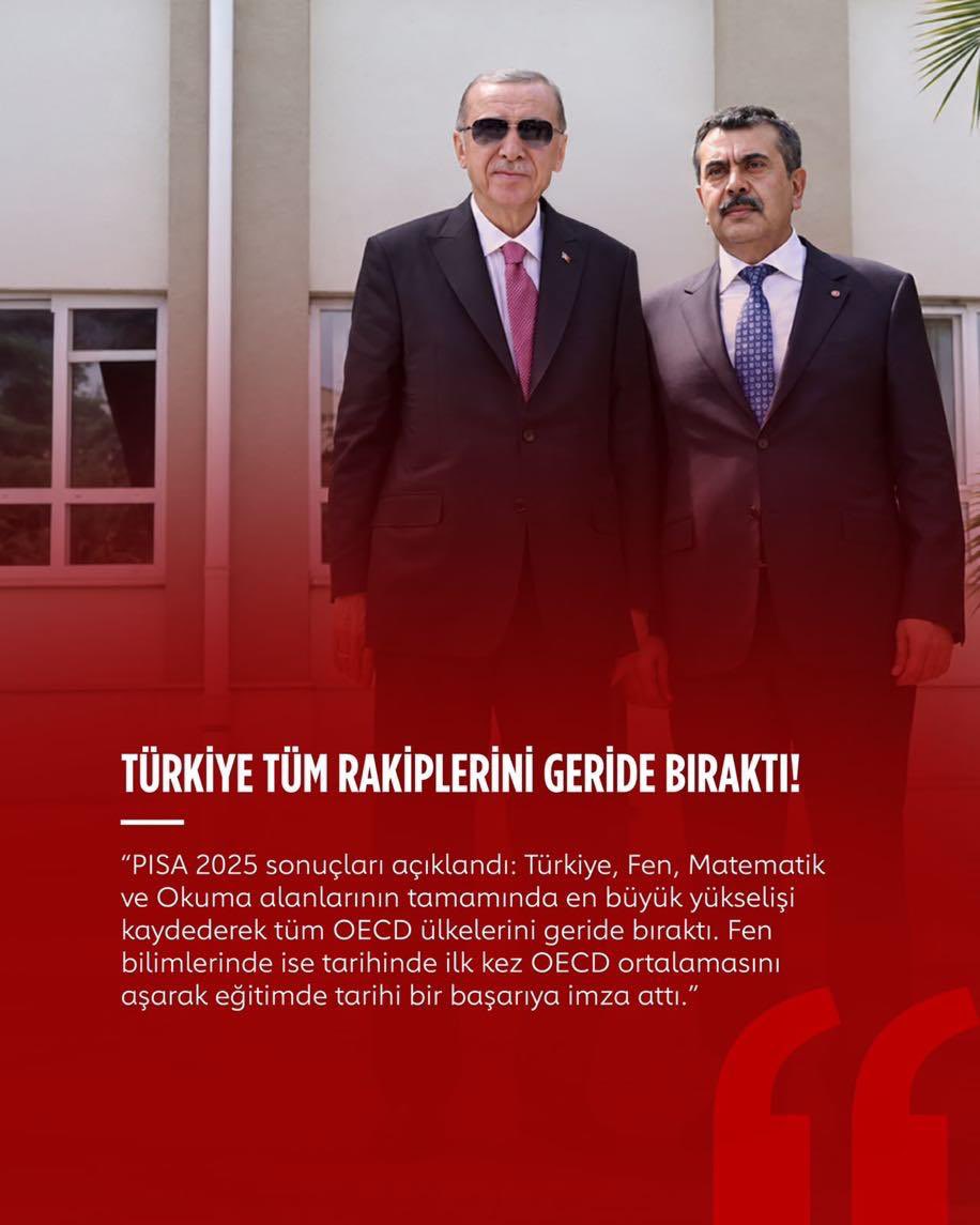 memkocaeli's tweet photo. #PISA2025ZirveninAdıTürkiye 

@tcmeb  @Yusuf__Tekin  @kocaelivaliligi  @emrullahaydin25 https://t.co/Z41HPsg4wR