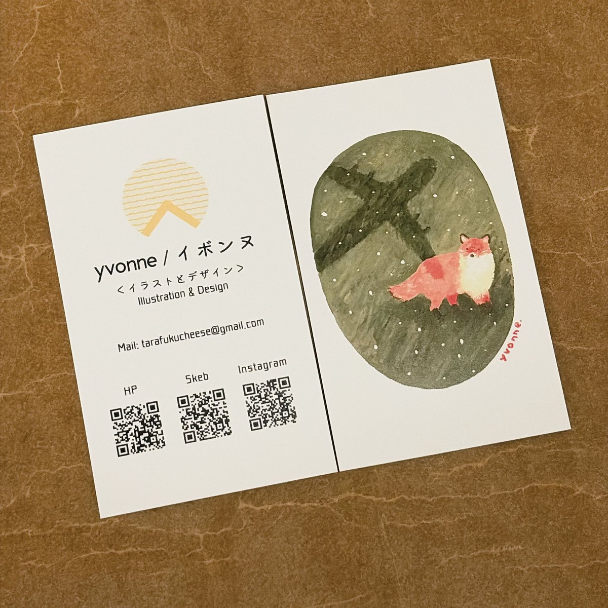 tarafukucheese's tweet photo. 初の発注名刺届きました　うれし〜！ほんとに一日で爆速で送ってくださって驚愕　マヒトデザイン様ありがとうございました…🙏 https://t.co/LBFTBhvYCz