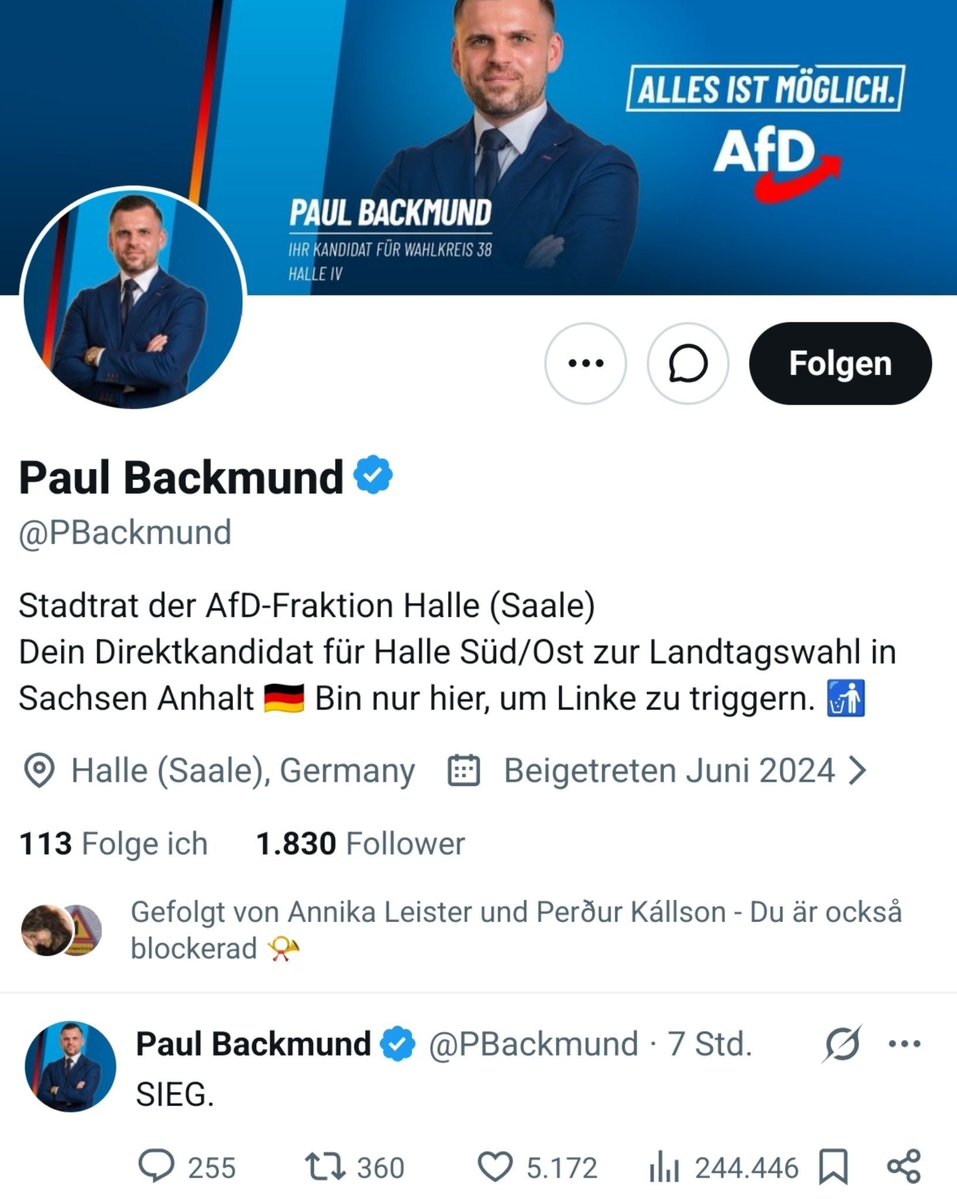 RonaiChaker's tweet photo. AfD Realsatire 

Bitte weitergehen, hier gibt es nichts zu sehen: Das sind bestimmt alles nur ganz normale, bürgerliche Mitte-Wähler, die beim Tippen rein zufällig auf der Tastatur ausgerutscht sind! 🤡 https://t.co/wV6TnobCSB