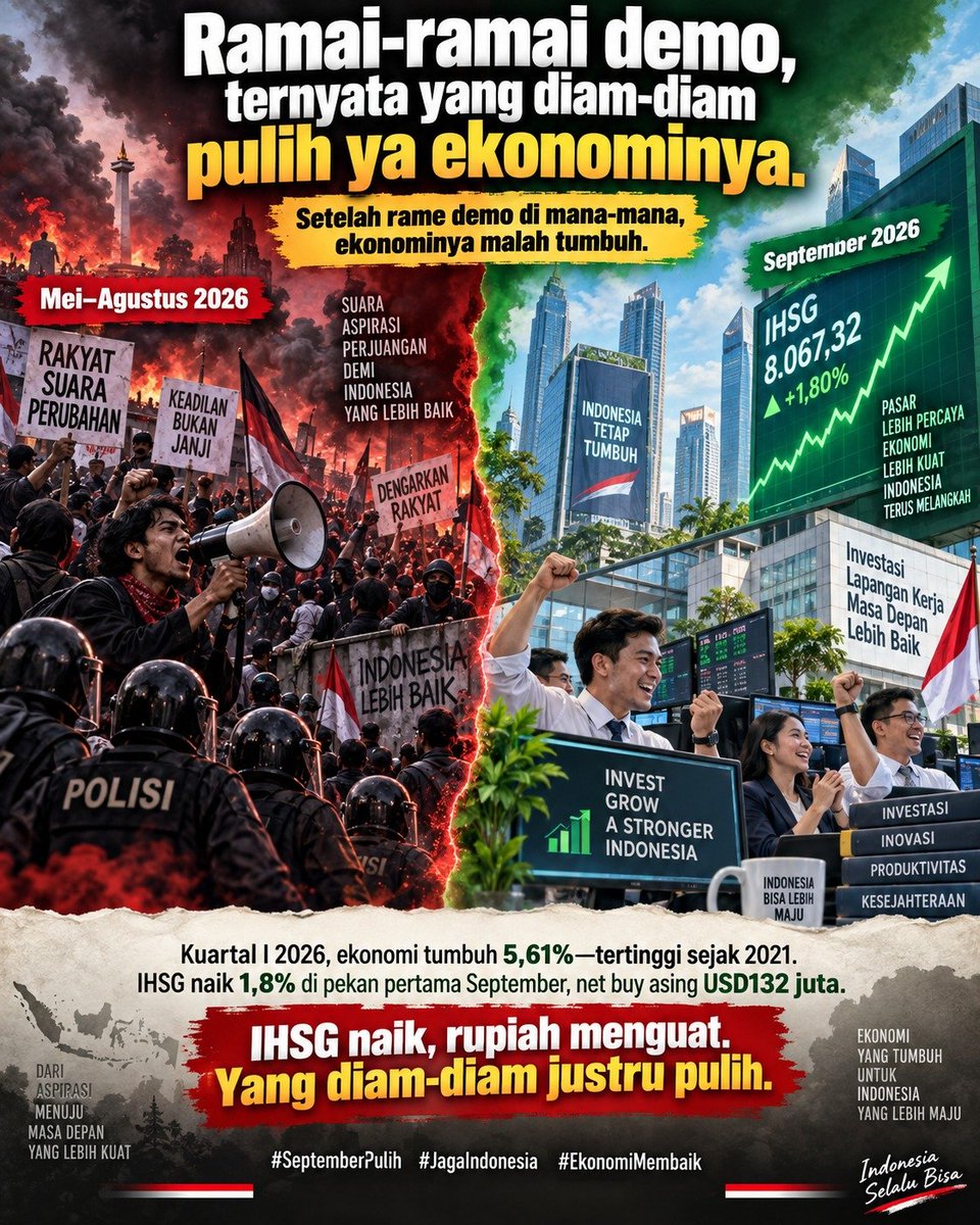 urbabyjuny's tweet photo. Banyak yang masih perlu diperbaiki, tapi harapan jangan berhenti. 🤲🏻
#SeptemberPulih Doa Untuk Indonesia https://t.co/eeydXNDBV0