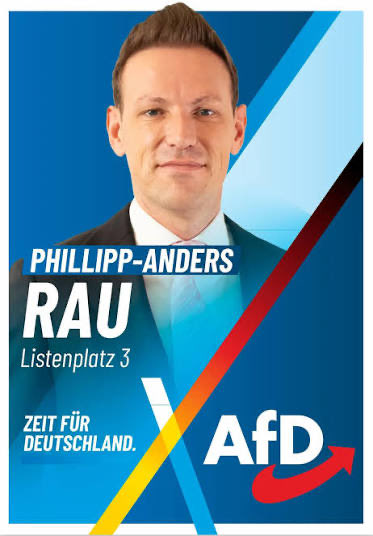 profcopur's tweet photo. AfD'den yeni milletvekilli seçilenlerin arasında porno oyuncusu Phillip-Anders Rau de var:

H��rsızlık, sahte lise diploması ve üniversiteye hileli yollarla girme nedeniyle sabıkalı, kokain bağımlılığı, pornografi üretimi ve daha sonra ��zel iflas. Kaynak:
https://t.co/i4sLXF77NF https://t.co/XLdF4i5Wbj