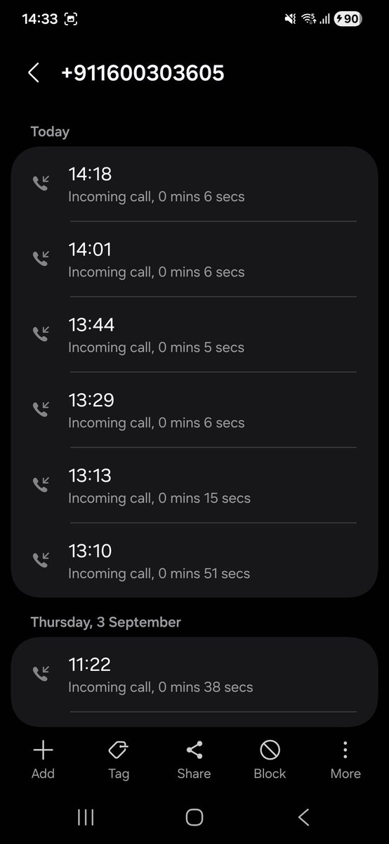 masqueradet3516's tweet photo. @HDFCBank_Cares Look at all the calls. Kindly take action or i will be forced to https://t.co/Ntqzc9wc2g
