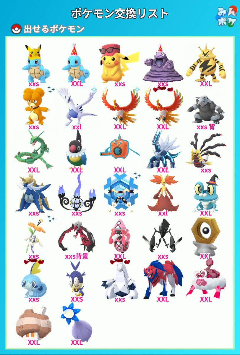 redredpika333's tweet photo. 出せるポケモン追加させて頂きました〜
気になる方リプください！

#ポケモンgo
#ポケモンgo交換 https://t.co/CVLhwjYMsw