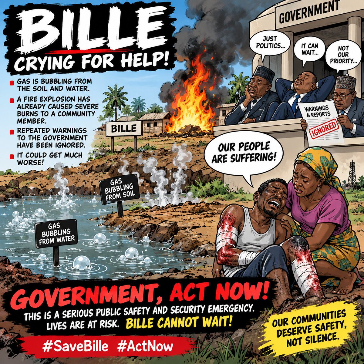 OlumideIDOWU's tweet photo. Bille is crying for HELP
GOVERNMENT, ACT NOW! THIS IS A SERIOUS PUBLIC SAFETY AND SECURITY EMERGENCY. LIVES ARE AT RISK. BILLE CANNOT WAIT!
#SaveBille #ActNow