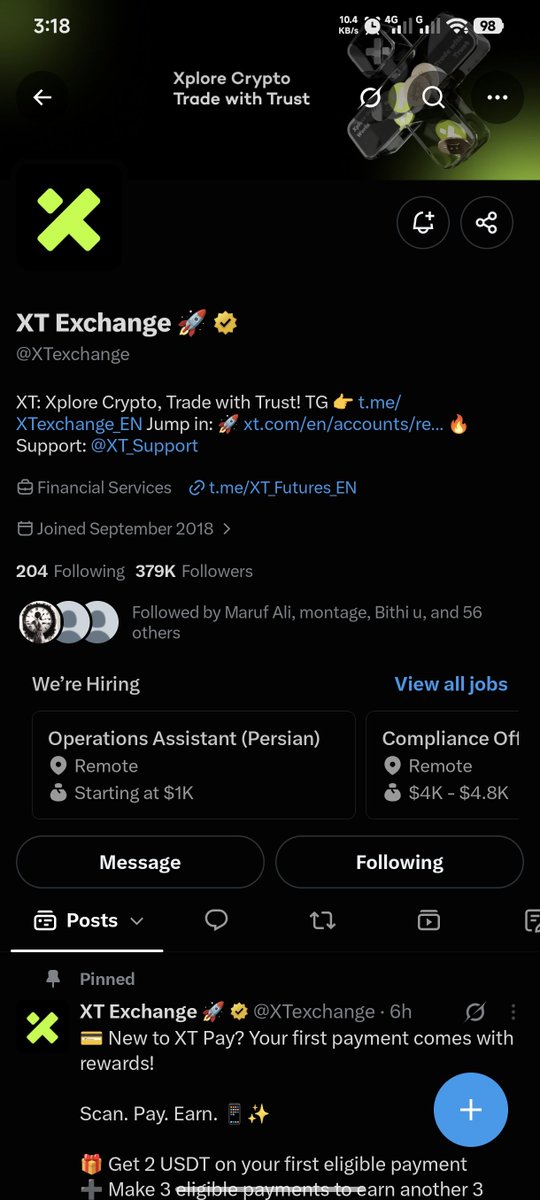 mrbelal0's tweet photo. @XTexchange @Mongram1022 How does Mongram plan to connect social interaction, payments, and digital services into one ecosystem while keeping it simple and secure for everyday users? 🔥

#XTexchange #Mongram #Giveaway
@BadhonBn7379135 
@mrtodna 
@luckybela

All Task Done ✅ 
l 
uid 7897827836770 https://t.co/HVANq1hrxp
