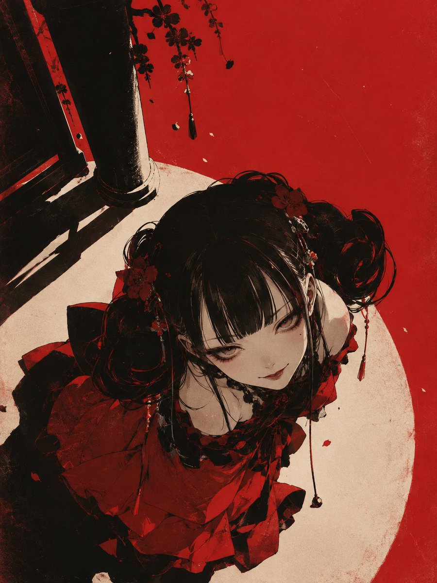 side_circle_'s tweet photo. 赤色。 https://t.co/vPnGnBclLK