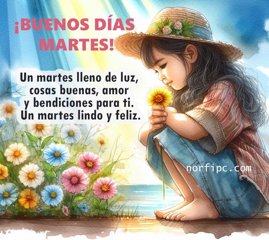 FrasesNorfiPC's tweet photo. ¡Buenos días!
Hoy te deseo un martes lleno de luz, cosas buenas, amor y bendiciones para ti. Un martes lindo y feliz.
¡Feliz martes!
#buenosdias
#martes https://t.co/uhrX1g1aFC