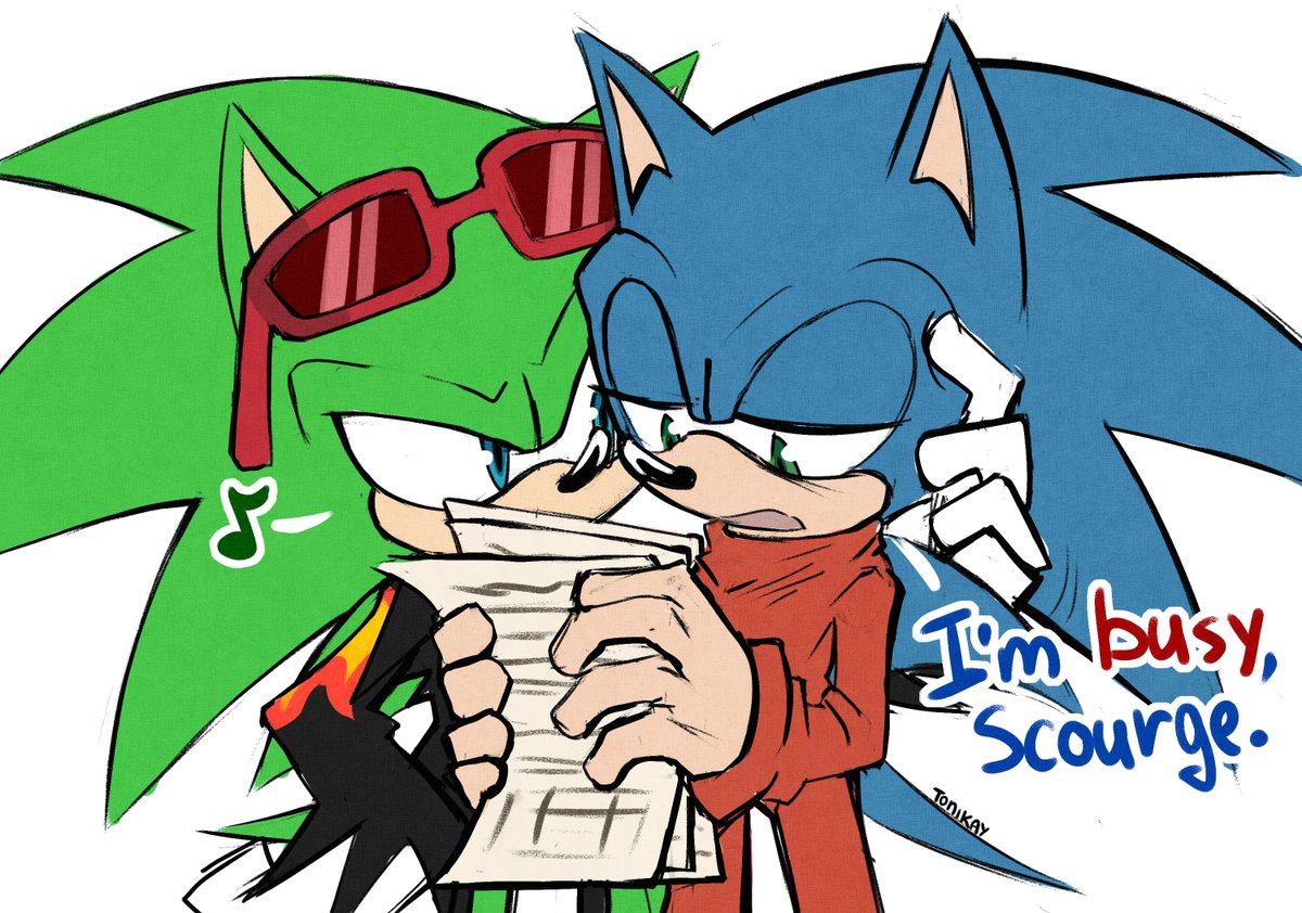 tony_umbrella's tweet photo. I love them.
#Scourge #ScourgeTheHedgehog #SonicTheHedgehog #Zonic #zonicthezonecop #Zonourge #art https://t.co/AN8x1c2aBy