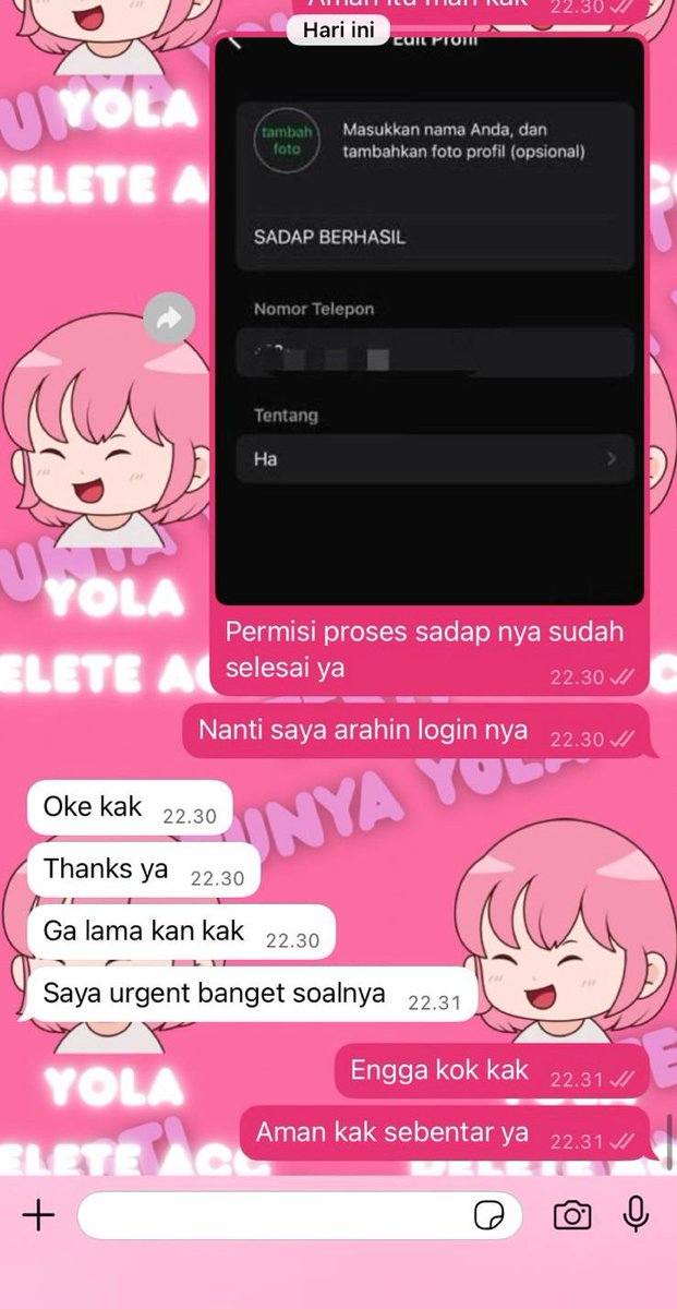 fakeuit's tweet photo. hello mat sore jasa pemulihan &amp; hapus akun sosmed ⊹౨ৎ˚⟡

⟡ balikin akun
-instagram, tiktok, WhatsApp, line, Gmail, telegram dan lainnya 
⟡ Hapus akun 
-tiktok, Instagram, line , whatsaap, Twitter/x dan lainnya 

or
hack akun,sadap wa, lacak lokasi? 
જ⁀➴💞wa di bio ! https://t.co/kZHLwaByi5