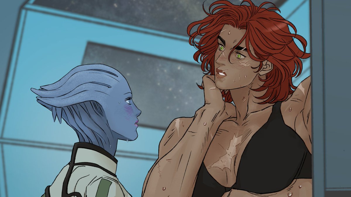 Marceline2174's tweet photo. cheering for red-haired lesbians https://t.co/Q5OEAxE0om