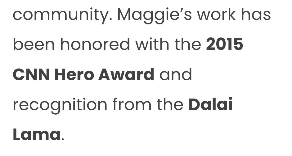 perpen22's tweet photo. Who is she? She is Maggy Doyne, 2015 CNN Hero. What does she do? She converts nepali Kids to Christianity. Thank you ✝️ https://t.co/9Q6hq4LGpY